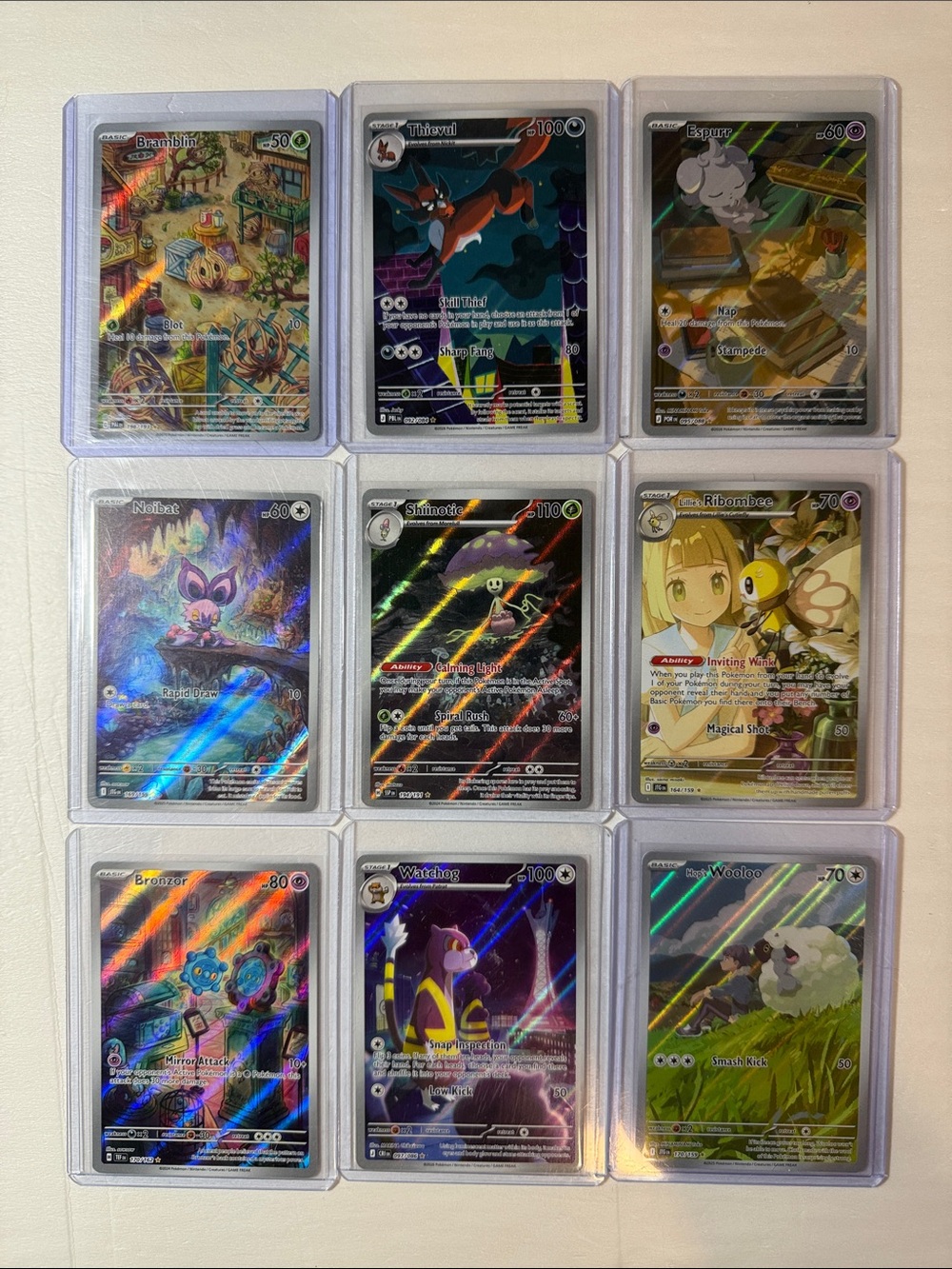 Pokemon Holofoil Assorted Trainer & Pokémon Card Lot - Multicolor